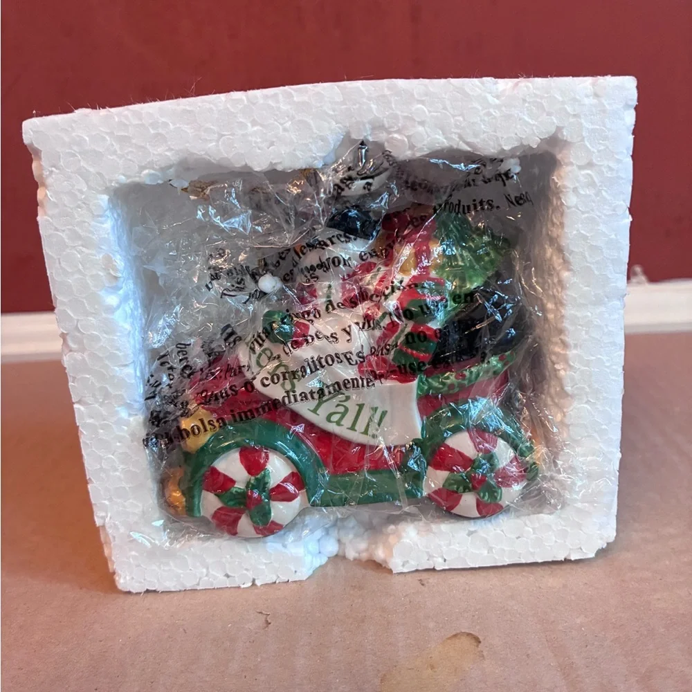 Fitz & Floyd Ya’ll Top Hat Frosty Dated Ornament 2016